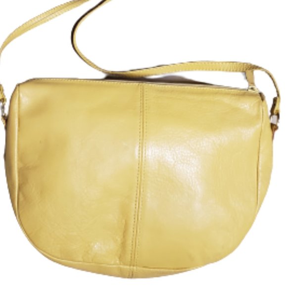 Pelle Yellow Leather Purse with bow accent - Picture 2 of 9
